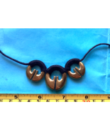 Necklace of 3 Lingling-o Ifugao brass pendant tribal fertility luck jewelry - €27,36 EUR