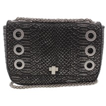INC International Concepts Korra Embossed O-Ring Crossbody Handbag Purse, Gray - £7.19 GBP