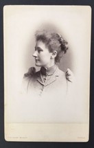 Antique Cabinet Card Young Lady Victorian Fashion G. Watmough Webster, Chester - £11.25 GBP