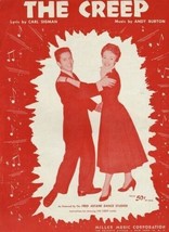 The Creep  Sheet Music  Fred Astaire 1953 Sigmon Burton - £8.14 GBP