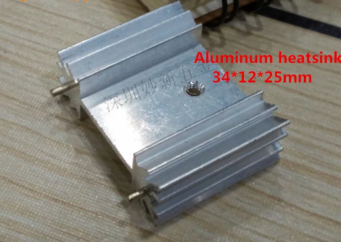 10PCS Audio dedicated Aluminum heatsink 34*12*25mm electronic radiator fin - £13.51 GBP