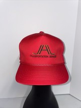 Vintage YoungAn JAL Transportation  Snapback Hat Red  adult size origina... - £14.01 GBP