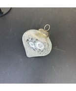 Vintage Mercury Glass Teardrop Ornament Silver Crackle Finish 5” Christm... - $590.03 MXN