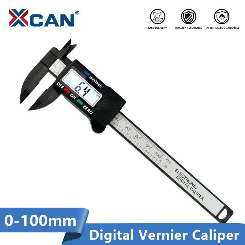 XCAN Caliper LCD Digital Electronic Vernier Caliper Gauge 0-100mm Electr... - $210.66