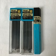 Pentel Super Hi-Polymer Lead .7 mm Medium HB Hardness 30 pieces C27 - $5.94