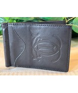 Berman Leather Mens Money Clip Wallet Billfold Card Case Bifold Mahogany... - $359.02 MXN