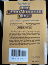 VTG The Baby Sitters Club #52 Mary Anne 2 Many Babies Novel Book Ann M Martin - £7.97 GBP