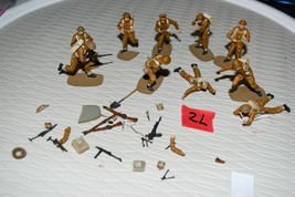 10 each Airfix world war ii british infantry men  fighters Figures rare #2l - £35.75 GBP