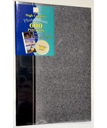 NEW 600 Photo High Capacity Album Acid Free Pockets NO PVC Slip-In 4&quot;x6&quot;... - $9.88