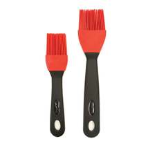 Starfrit - Set of 2 Silicone Basting Brushes, Red - $14.97