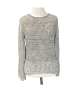 Pinc Premium Womens Pullover Sweater Black White Marled Long Sleeve Crew... - $244.80 MXN
