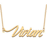 Vivian Name Necklace for Best Friend Family Member Birthday Christmas Gift - $15.99