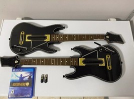 PS4 Playstation 4 Guitar Hero Live Bundle 2 Guitars, 2 Dongles , Game TESTED - £160.86 GBP