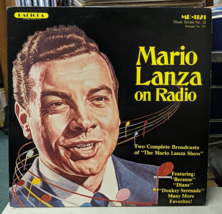 Mario Lanza On Radio Radiola Records NM/EX Vinyl Record LP MR1121 - $9.89