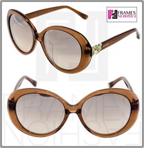 Jimmy Choo Clem Translucent Brown Silver Mirrored Sunglasses Asian Fit CLEM/F/S - £189.23 GBP