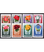 ZAYIX Hungary 1465-1472 LH Flowers Roses 092023S129 - $4.20