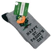St Patricks Day Knee High Socks Womens One Size Leprechaun Happy St Paddys Day - £7.98 GBP