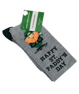 St Patricks Day Knee High Socks Womens One Size Leprechaun Happy St Padd... - £7.89 GBP