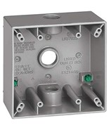 Sigma Engineered Solutions, Gray Sigma Electric 14350 1/2-Inch 3 Hole 2-... - $21.19