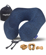 Neck Pillow for Traveling, Upgraded Travel Neck Pillow for Airplane Blue - $27.76