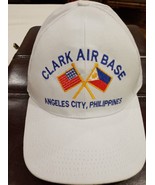 Clark Air Base-Angeles City Philippines on a white mesh ball cap - $25.00