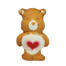 12&quot; Vintage Tenderheart Care Bear Heart Stuffed Animal Plush Fabric Sew Pillow - £18.96 GBP