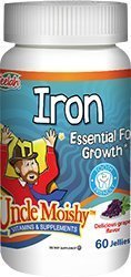 Uncle Moishy Iron 5 mg Chewable Jellies - 60 Jellies - $13.71