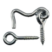 1/8&quot; x 1&quot; Zinc Plated Steel Gate Hooks &amp; Eyes - $13.37+