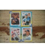 1989 TOPPS Leaders Baseball cards. Lot of 4. Finley, Saberhagen, McGriff... - $3.71