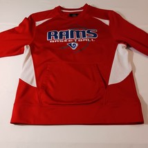 X-Grain Eagle Rams Basketball #25 Men's Red & White Sweatshirt Long Sleeve Sz S image 7