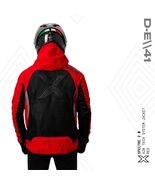 D-E\\41 Men Biker Hoodie Jacket Spectre Air Tech System V.2 With Protect... - $199.00