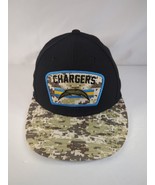 LA Chargers New Era Black/Camo 2021 Salute To Service Fitted 7 1/8 - $21.24