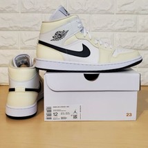 Wmns Air Jordan 1 Mid Womens Size 12 / Mens Size 10.5 Coconut Milk BQ647... - £124.95 GBP