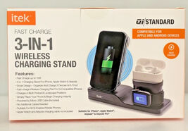itek 10W Qi Wireless Fast Charging Stand for iPhone Android Apple Watch ... - $10.94