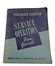 Book Studebaker Champion Model G Service Operations Time Guide 1939 - 19... - $18.55