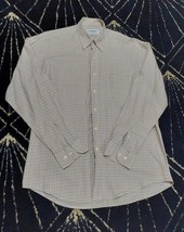 Vintage 90s Yves Saint Laurent Gray Dress Shirt YSL Pour Homme Luxury Br... - £44.22 GBP