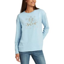 Ellen Tracy Ladies&#39; &quot;Let It Snow&quot; Long Sleeve Holiday Top, Lichen Let It Snow, M - £10.31 GBP