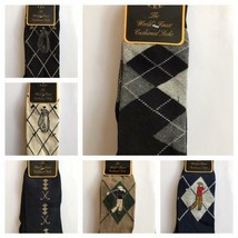 On The Tee Men&#39;s Premium Golf Socks. Various Designs. Argyle, Golf Bags,... - £7.59 GBP