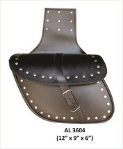 Medium Studded Leather Throw Over Saddlebag - $79.00