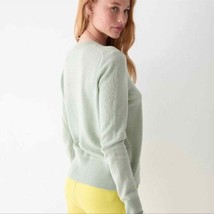 J. Crew Cashmere Classic-Fit Crewneck Sweater *Light Sage* - £74.46 GBP