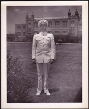 WWII US Naval Training School (WR) Bronx NY Photo #31 WAVES &amp; Male Officer - $19.75