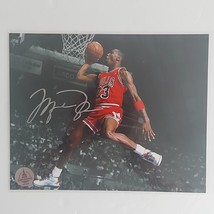 MICHAEL JORDAN CHICAGO BULLS AUTOGRAPHED HAND SIGNED 8x10 PHOTO COA - £213.74 GBP