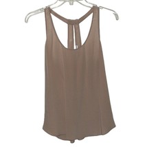 Lavender Brown Silk Camisole Tank Top Blouse Womens Size Small Sleeveless - £22.75 GBP