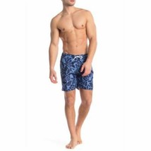 Trunks Surf &amp; Swim Co. Sano Printed Swim Trunks Hibiscus Floral Blue-XL - $424.11 MXN