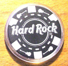 (1) Hard Rock Poker Chip Golf Ball Marker - Black - $7.95