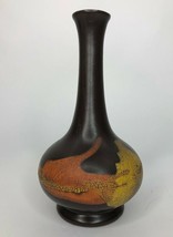 Vintage Royal Haeger Pottery Earth Wrap 7 Inch Brown Vase - £116.66 GBP