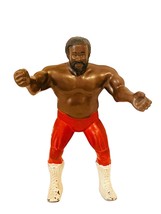 WWF Wrestling Superstar Figure LJN toy vtg WWE rubber Junkyard Dog JYD Who Dat 2 - £54.47 GBP