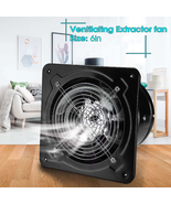 110v Wall Extractor Exhaust Fan Ventilation Duct Blower Mounted Hvac Shu... - $50.30