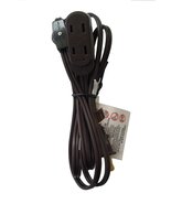 6 Feet Extension Cord 16/2 with Thumb Wheel On/Off Switch Brown - $16.34