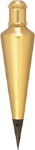 Johnson Level &amp; Tool 124 Plumb Bob, 24 oz., Brass Finish, 1 Pack - £31.35 GBP